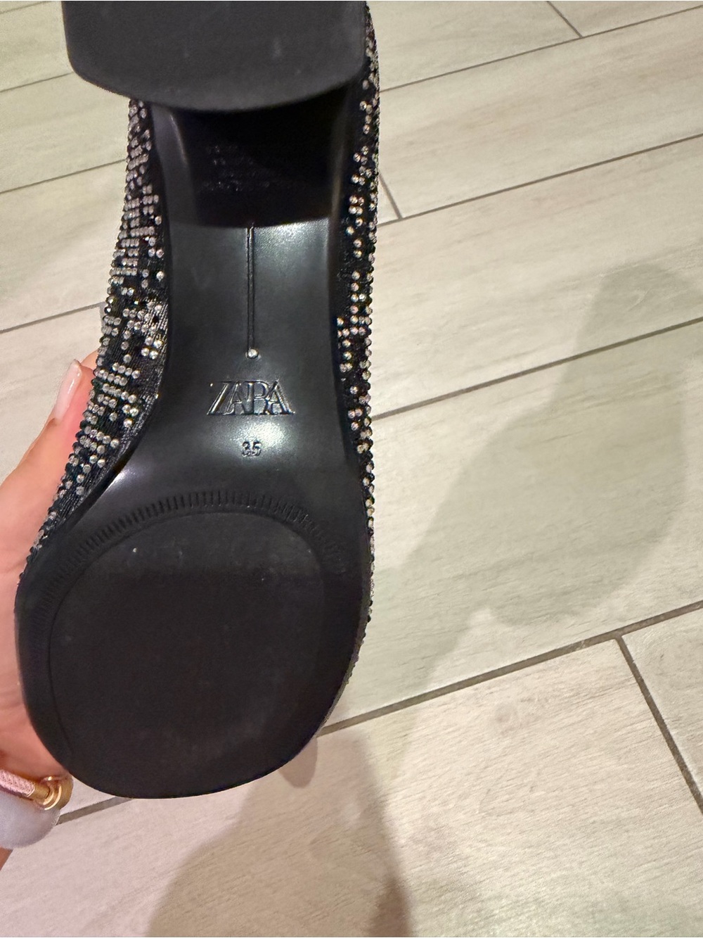 ZARA Rhinestone heel - Picture 7 of 14